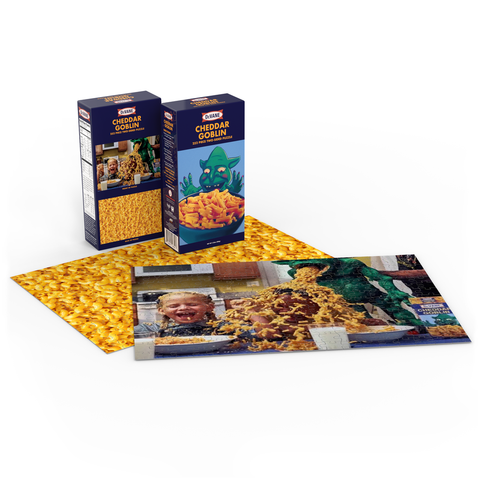 Cheddar Goblin 252 Piece Two-Sided Puzzle REL:2021