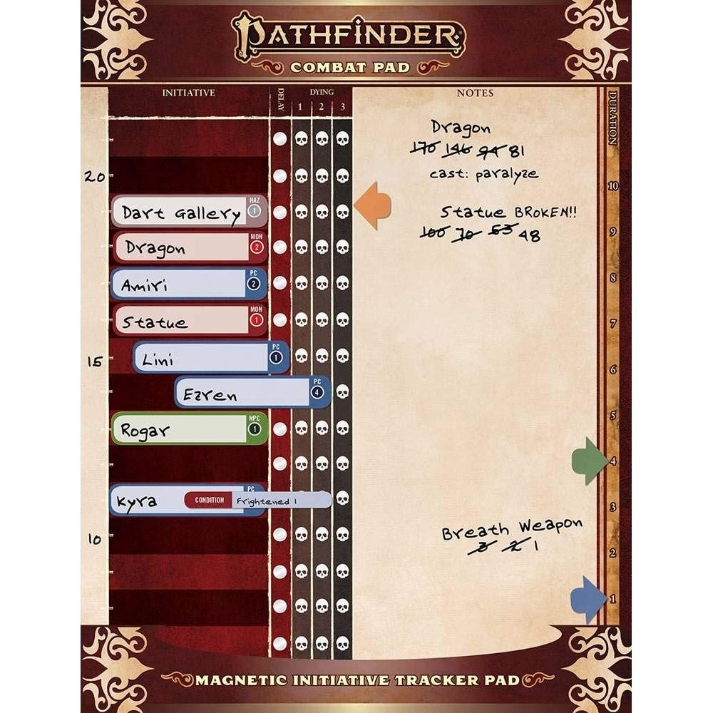 Pathfinder Combat Pad (P2E)