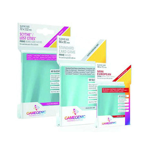 Prime Board Game Sleeves: Scythe / Lost Cities 72mm x 112mm (60) (Magenta)