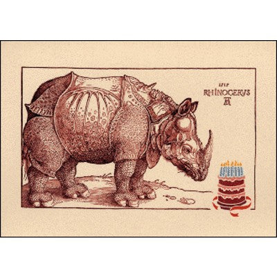 Greeting Card | Rhinoceros