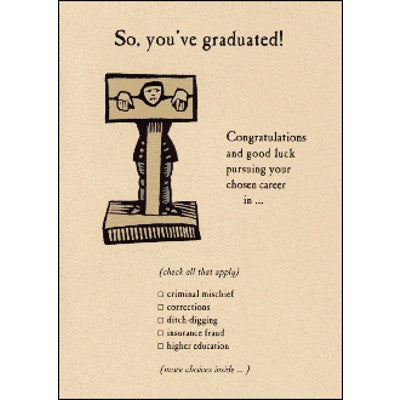 Celebration Card | Congratulations On Criminal Mischief