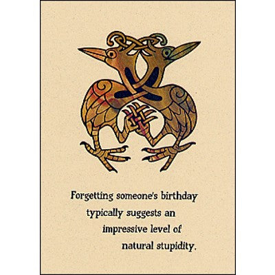 Belated Card | Bird Brains