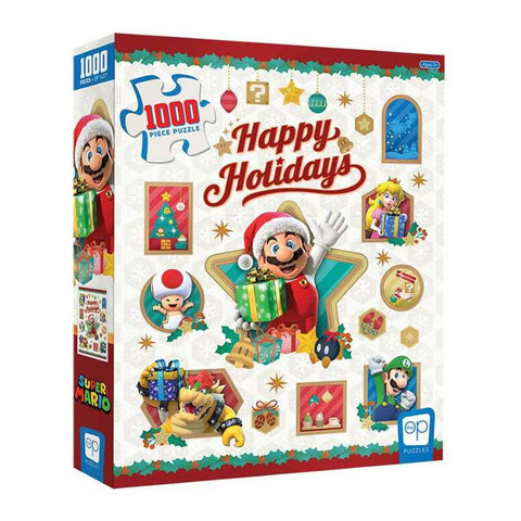 Puzzle: Super Mario - Happy Holidays 1000pcs