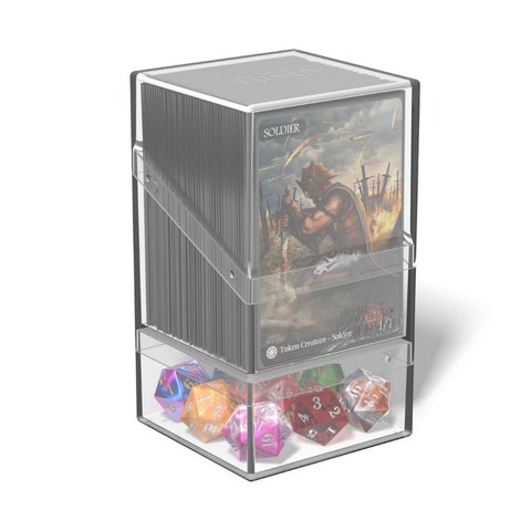 Ultimate Guard Boulder N Tray 100+ Deck Box - Clear
