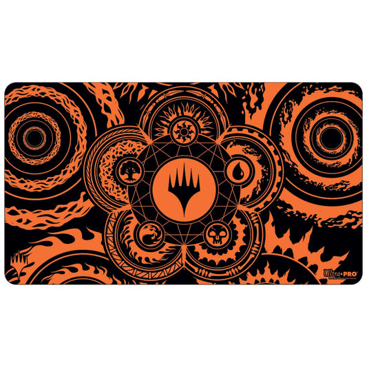 Ultra Pro Playmat Magic the Gathering Mana 7 Color Wheel
