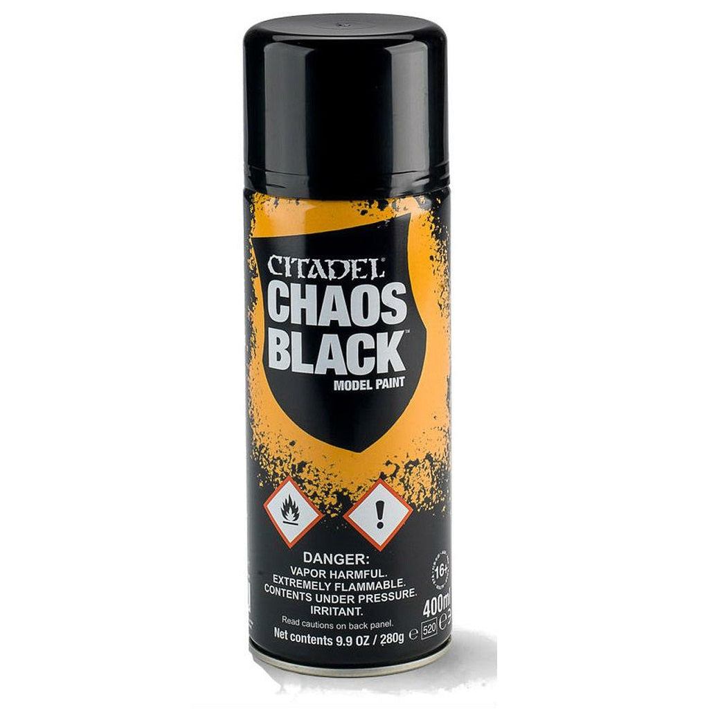 Citadel Paint: Spray- Chaos Black