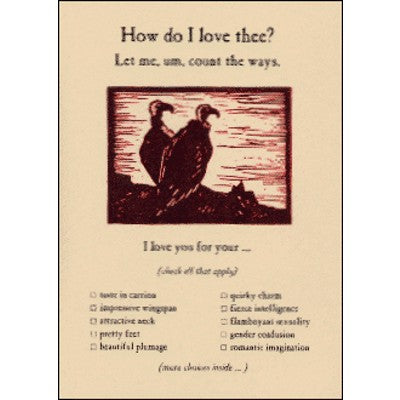 Affection Card | Count the Ways