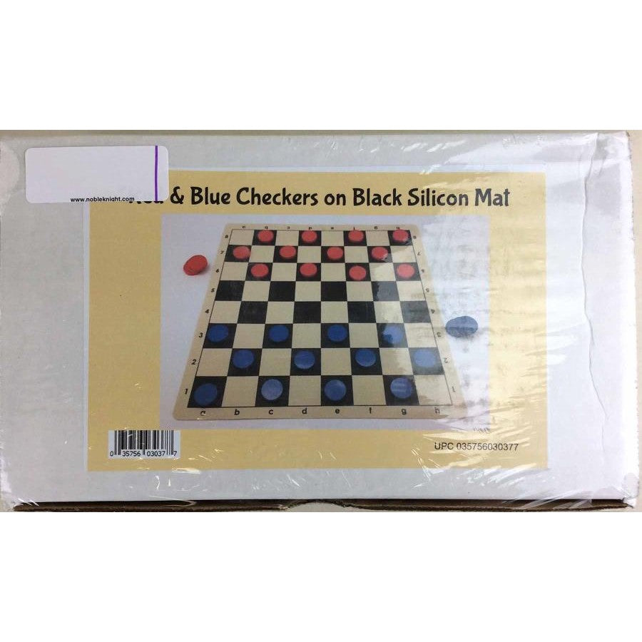 Checkers Set With Vinyl Mat