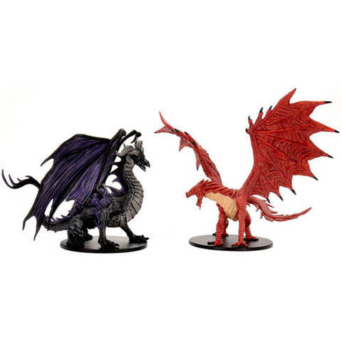 PF Premium Set: City of Lost Omens - Adult Red & Black Dragons [WZK97502]
