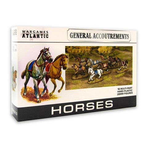 General Accoutrements; Horses - Wargames Atlantic