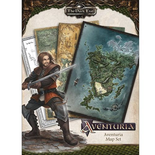 The Dark Eye Aventuria Map Set