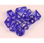 10 piece Hybrid Translucent dice - Blue [CYC07003]