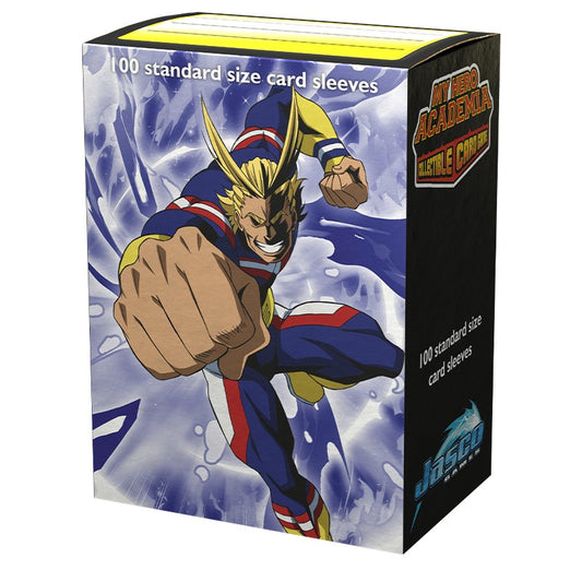 Dragon Shield 100ct Box - My Hero Academia All Might Textured Back Art Sleeves
