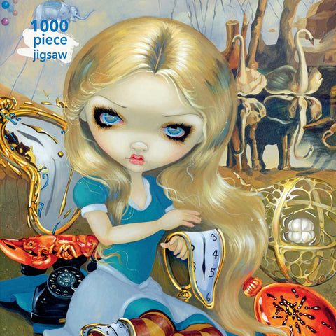 Adult Jigsaw Puzzle Jasmine Becket-Griffith: Alice in a Dali Dream: 1000-Piece