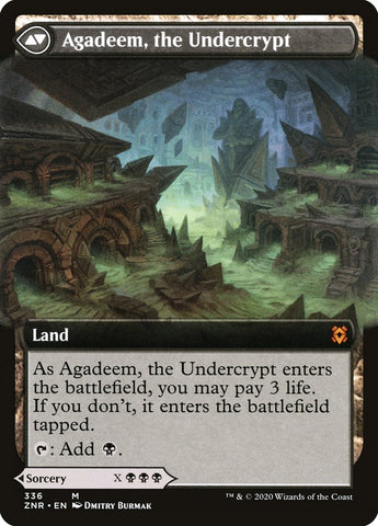 Agadeem's Awakening // Agadeem, the Undercrypt (Extended) [Zendikar Rising]