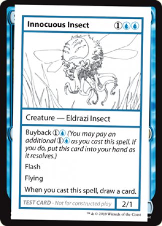 Innocuous Insect (2021 Edition) [Mystery Booster Playtest Cards]