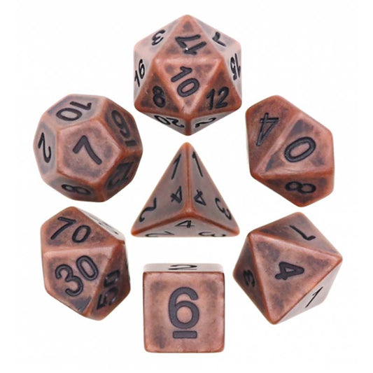 HD Opaque Standard Dice Set | Ancient Copper