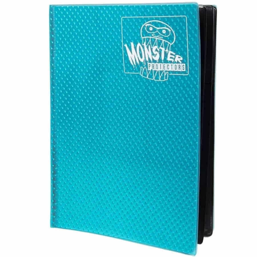 Monster Binders: 9 Pocket: Holofoil Aqua Blue