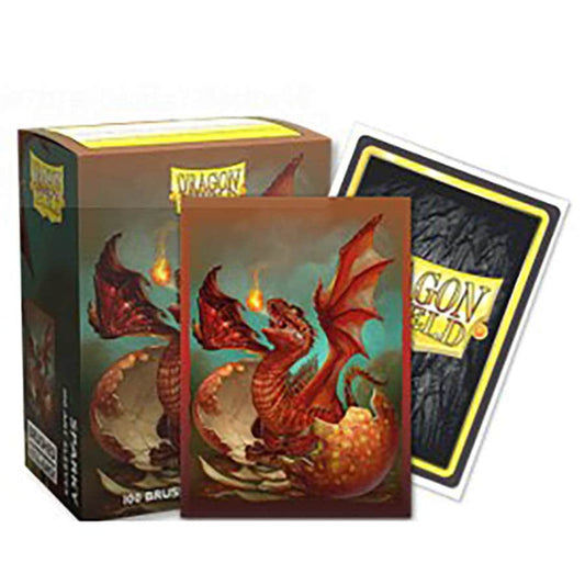 Dragon Shield 100ct Brushed Art Sleeves - Baby Dragon Sparky