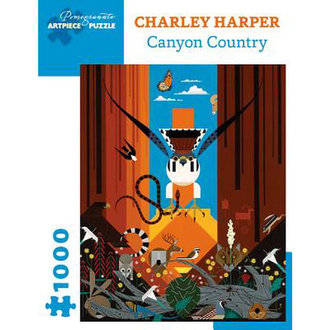 Charley Harper: Canyon Country 1000-Piece Jigsaw Puzzle