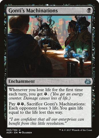 Gonti's Machinations [Aether Revolt]