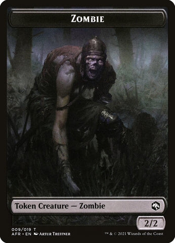 Rat // Zombie Double-sided Token [Dungeons & Dragons: Adventures in the Forgotten Realms Commander Tokens]