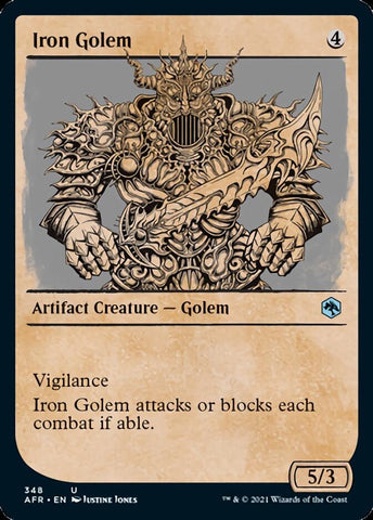 Iron Golem (Showcase) [Dungeons & Dragons: Adventures in the Forgotten Realms]