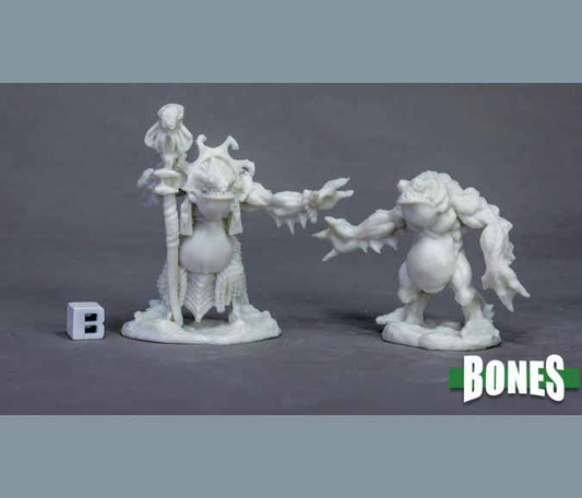 Deep One Priest & Servitor (Frog) [Reaper 77520]