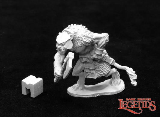 Dark Heaven: Azarmand, Catfolk Barbarian [Reaper 03934]