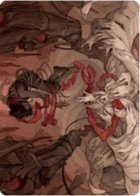 Thwart the Grave Art Card [Zendikar Rising Art Series]