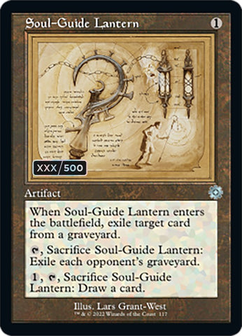 Soul-Guide Lantern (Retro Schematic) (Serial Numbered) [The Brothers' War Retro Artifacts]