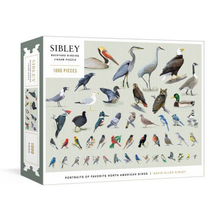 Sibley Backyard Birding Puzzle: 1000-Piece Jigsaw Puzzle with Portraits of Favorite North American Birds