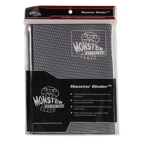 Monster Binders: 9 Pocket: Holofoil Opaque Black