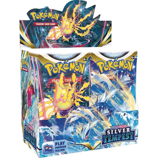 Pokemon Sword and Shield 12 Silver Tempest Booster Box