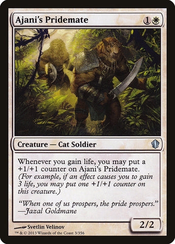 Ajani's Pridemate [Commander 2013]