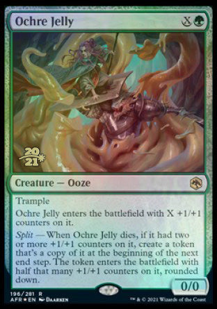 Ochre Jelly [Dungeons & Dragons: Adventures in the Forgotten Realms Prerelease Promos]