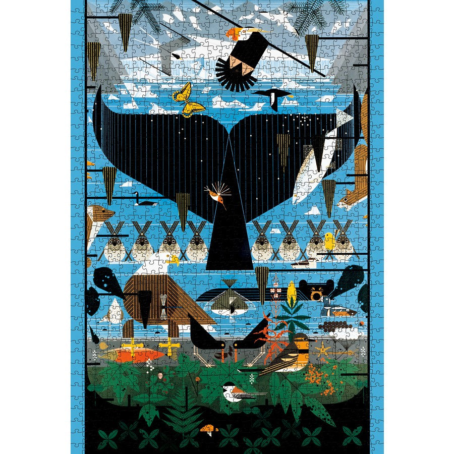 Puzzle-Charley Harper Glacier