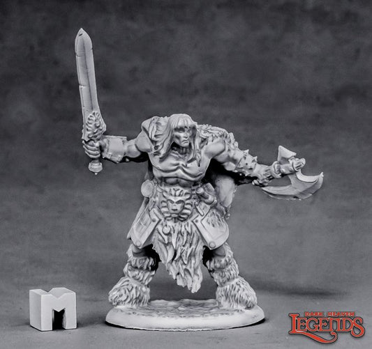 Ankoa, Barbarian Hero human male [Reaper 03869]