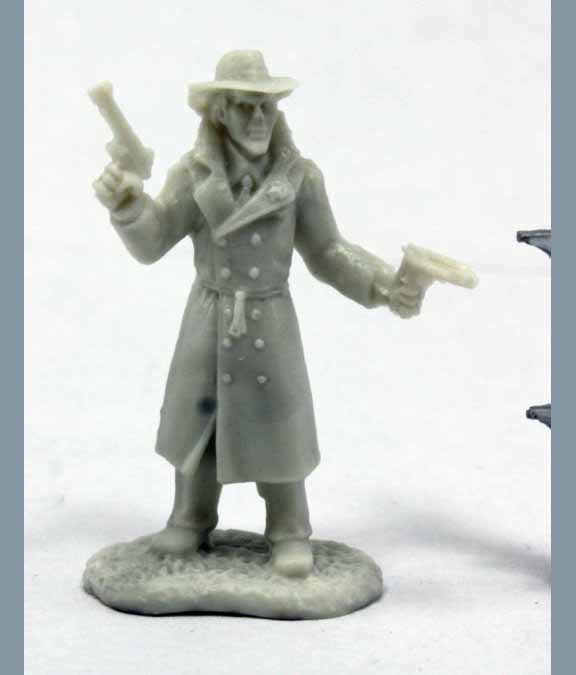 Deadlands Noir: Stone Male Human w guns [Reaper 91009]