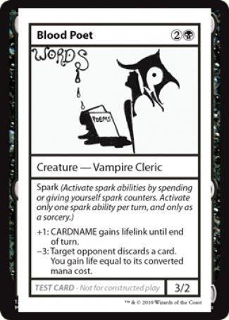 Blood Poet (2021 Edition) [Mystery Booster Playtest Cards]