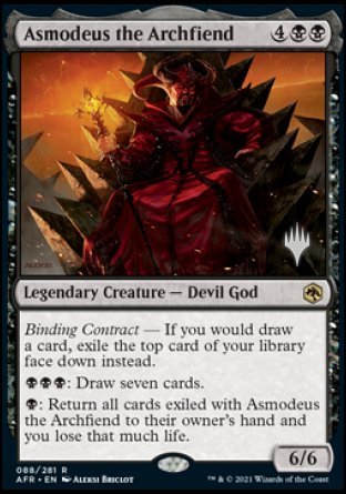 Asmodeus the Archfiend (Promo Pack) [Dungeons & Dragons: Adventures in the Forgotten Realms Promos]