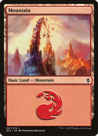 Mountain (267a) [Battle for Zendikar]