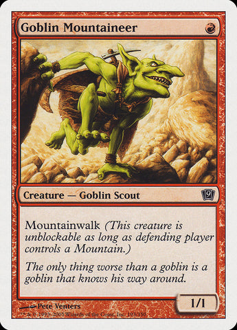 Goblin Mountaineer [Ninth Edition]