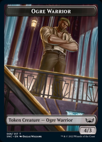 Ogre Warrior // Copy Double-sided Token [Streets of New Capenna Tokens]