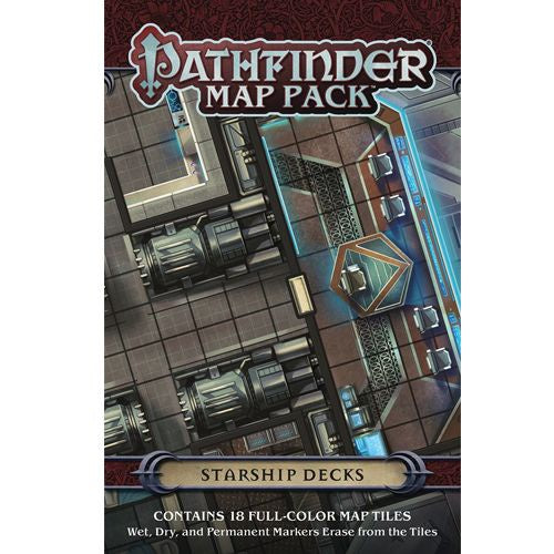 Pathfinder Map Pack Starship Decks [PZO4072]