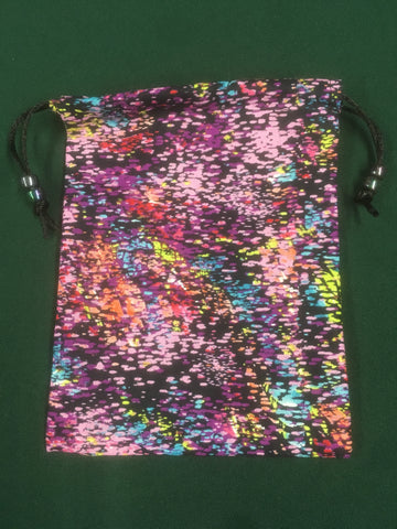 Dice Bag Handmade By Karyn: Pointillism Pinks