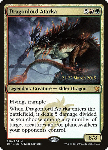 Dragonlord Atarka  [Dragons of Tarkir Prerelease Promos]