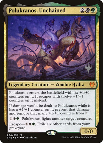 Polukranos, Unchained (Promo Pack) [Theros Beyond Death Promos]