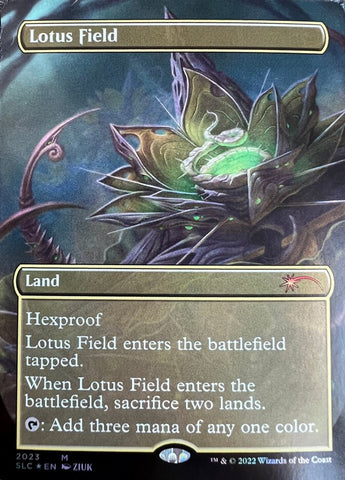 Lotus Field (Borderless) [Secret Lair 30th Anniversary Countdown Kit]