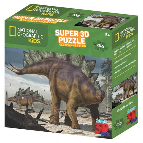 Puzzle: 3D: National Geographic: Stegosaurus 150pc